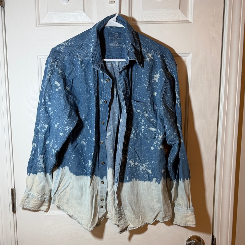 Blue and White Flannel